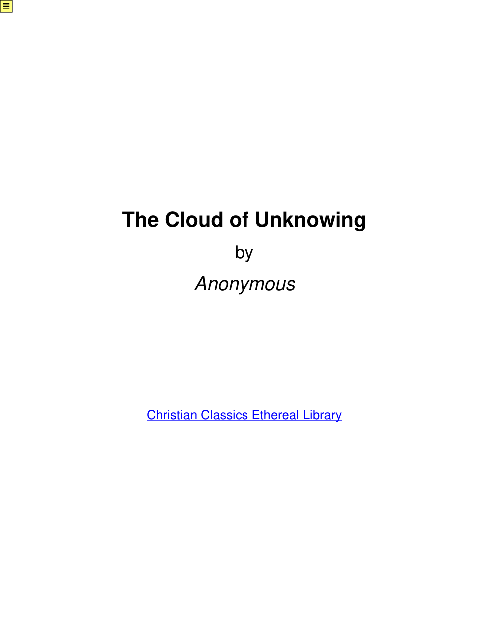 cloud cover