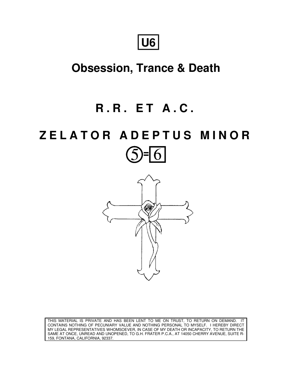 U6 cover