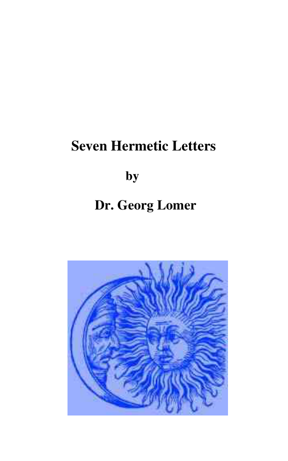 Seven Hermetic Letters cover