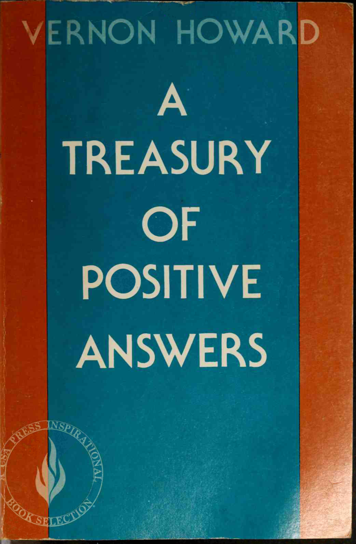 Vernon Howard - Treasury Of Positive Answers cover