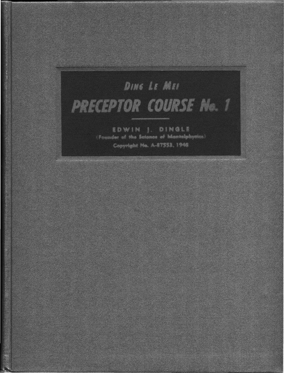 Mentalphysics Preceptor Course cover