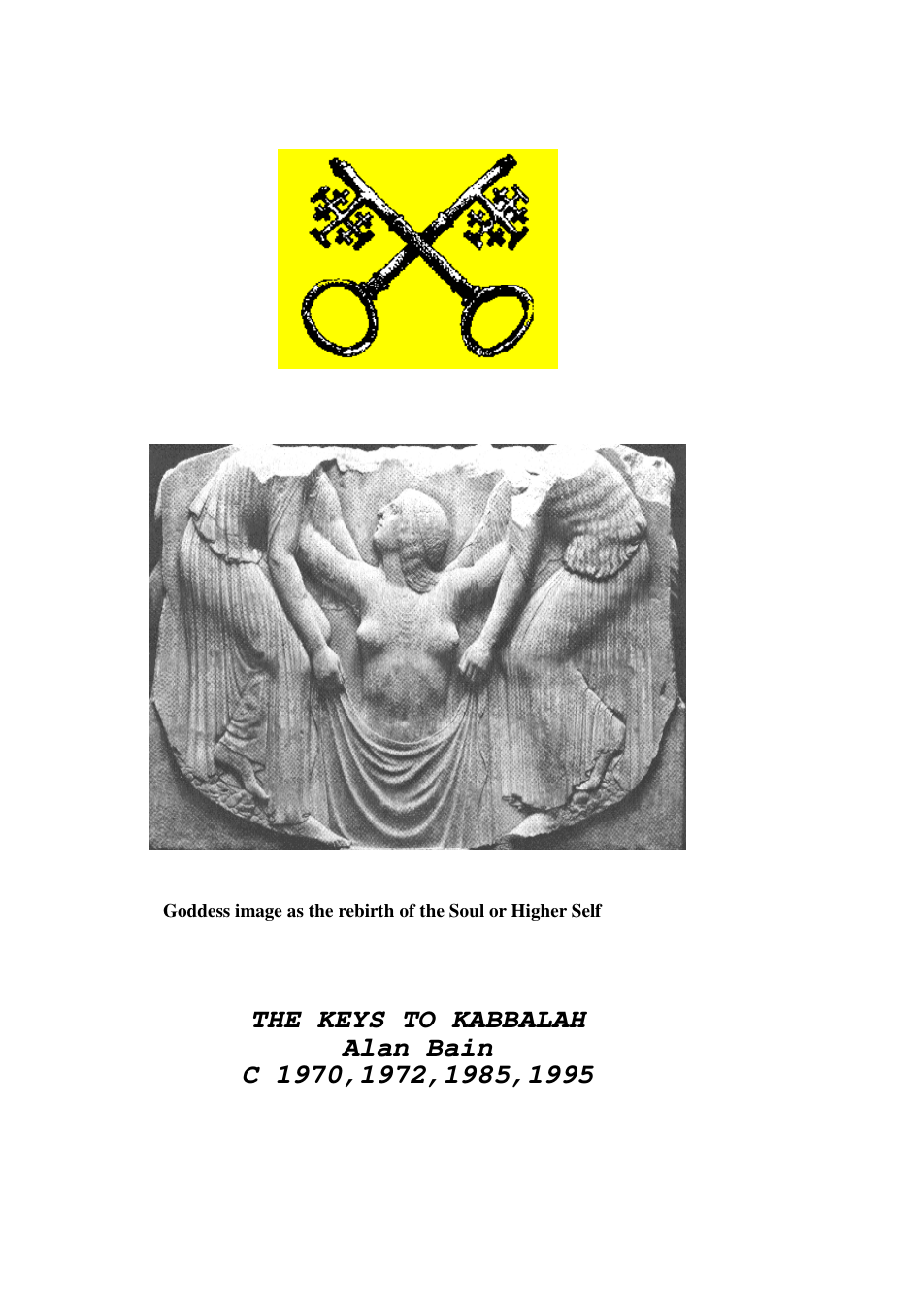 Keys to Kabbalah cover