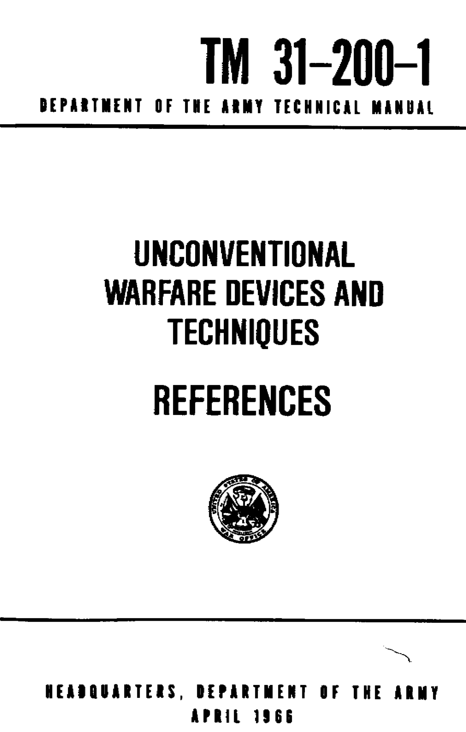 Unconventional Warfare Devices & Techniques cover