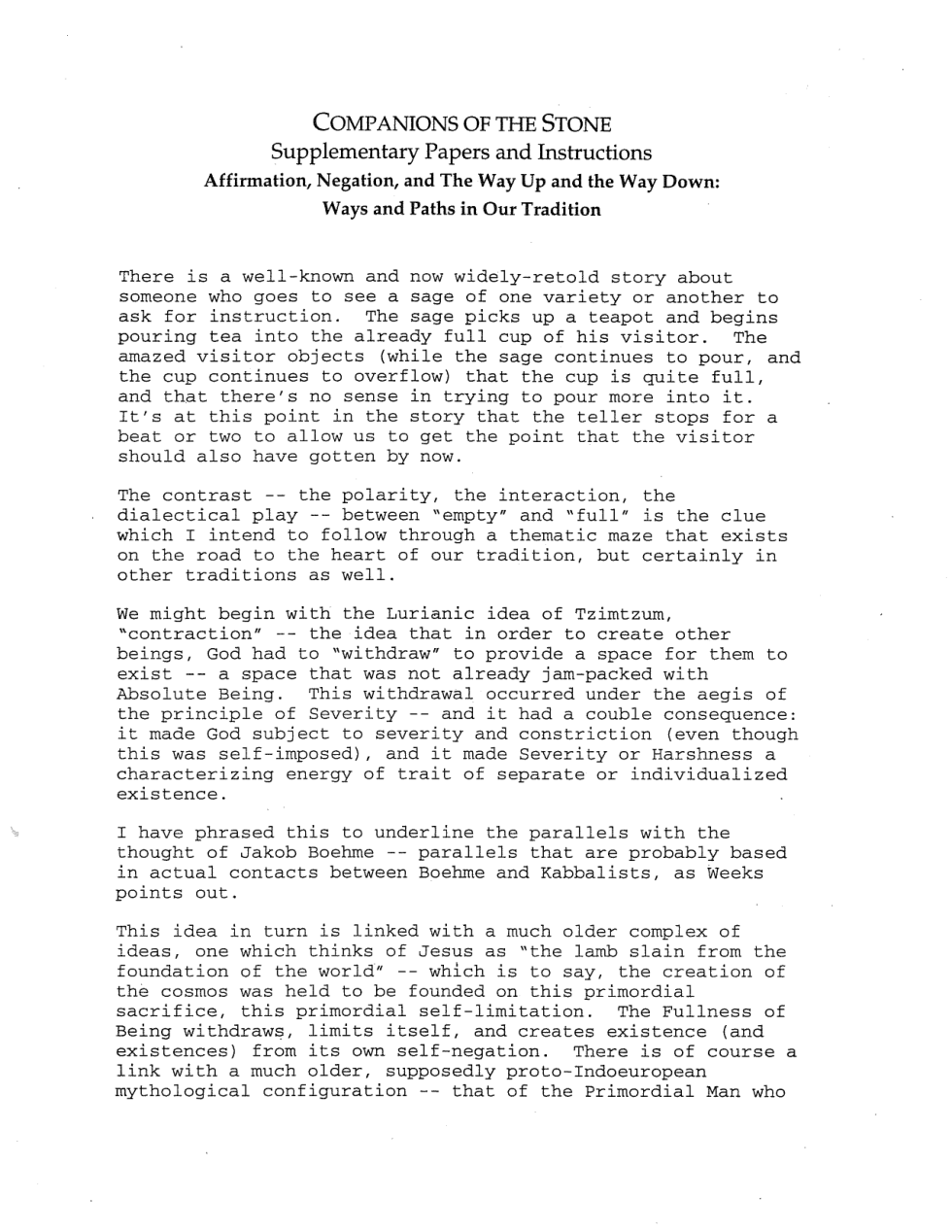 Affirmation, Negation, and the Way Up cover