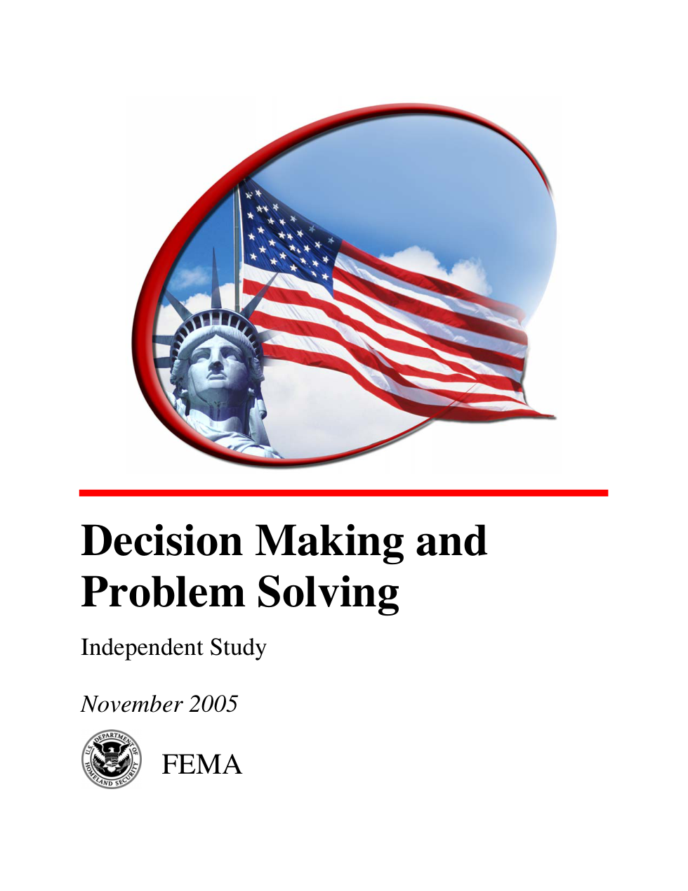 FEMA Decision Making & Problem Solving 2005 122pgs cover