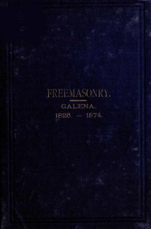 History Of Freemasonry In The City Of Calena - J C Smith cover