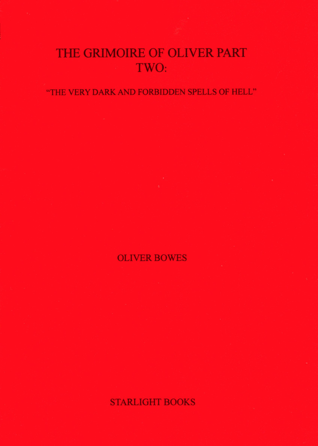 Oliver Bowes - The Grimoire of oliver PRT 2 cover
