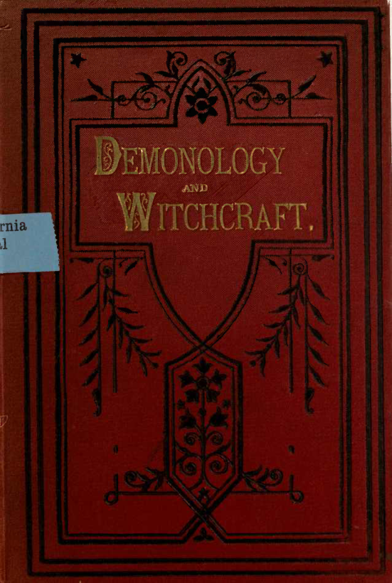 Demonology And Witchcraft (1835) cover