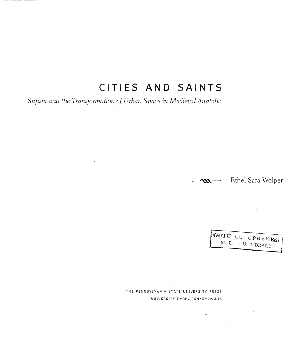 Ethel Sara Wolper - Cities and Saints cover