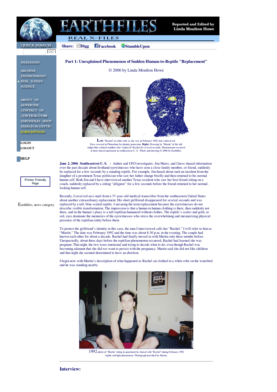06 02 2006 Part 1 Unexplained Phenomenon of Sudden Human-to-Reptile Replacement cover