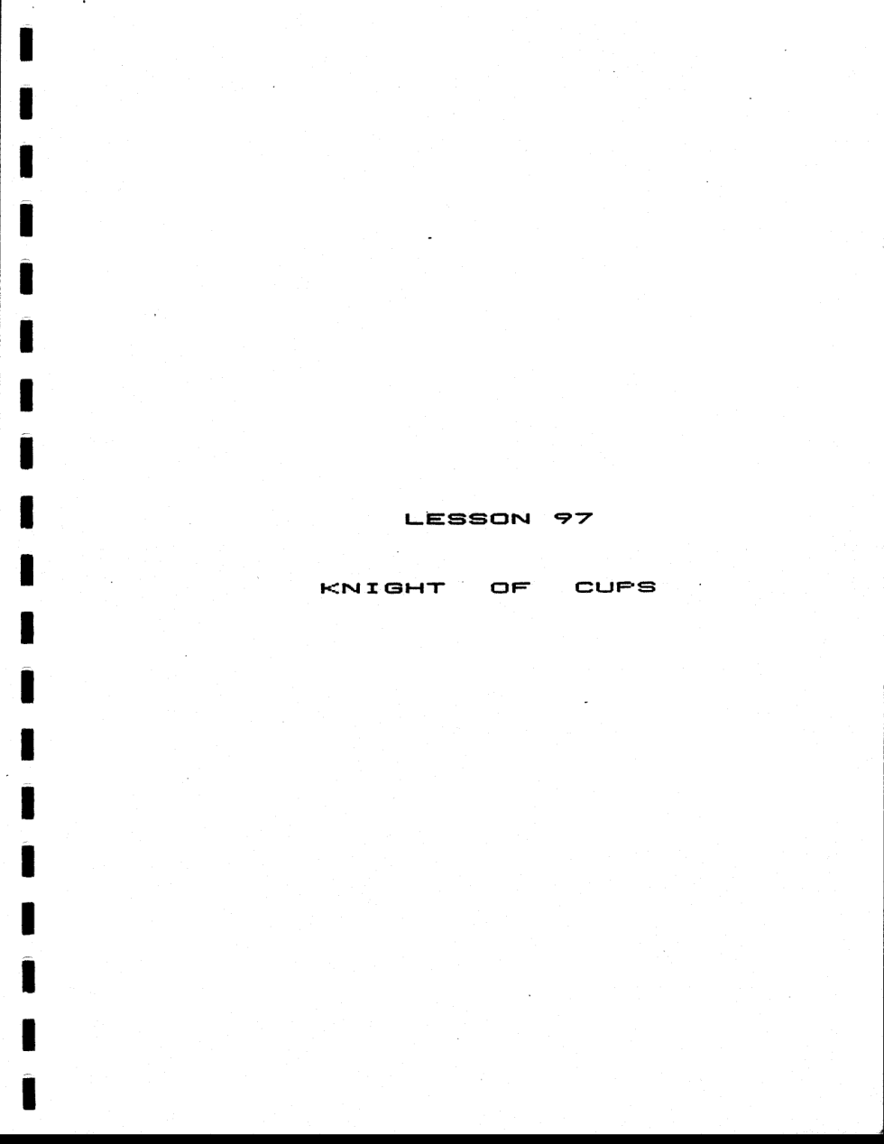GDcorrespondencecourselessons097 cover