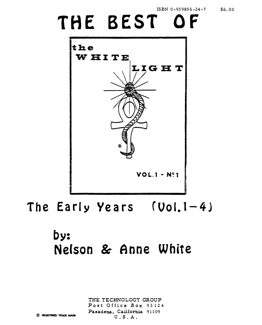 White - Best Of The White Light Years 1-4 cover