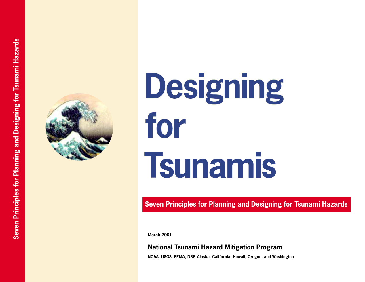 FEMA Designing for Tsunamis 2001 71 pages cover