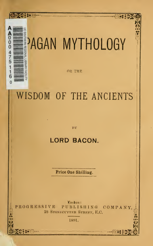paganmythologyor00baco cover