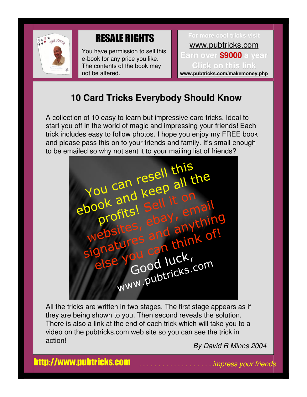 10 essential card tricks cover
