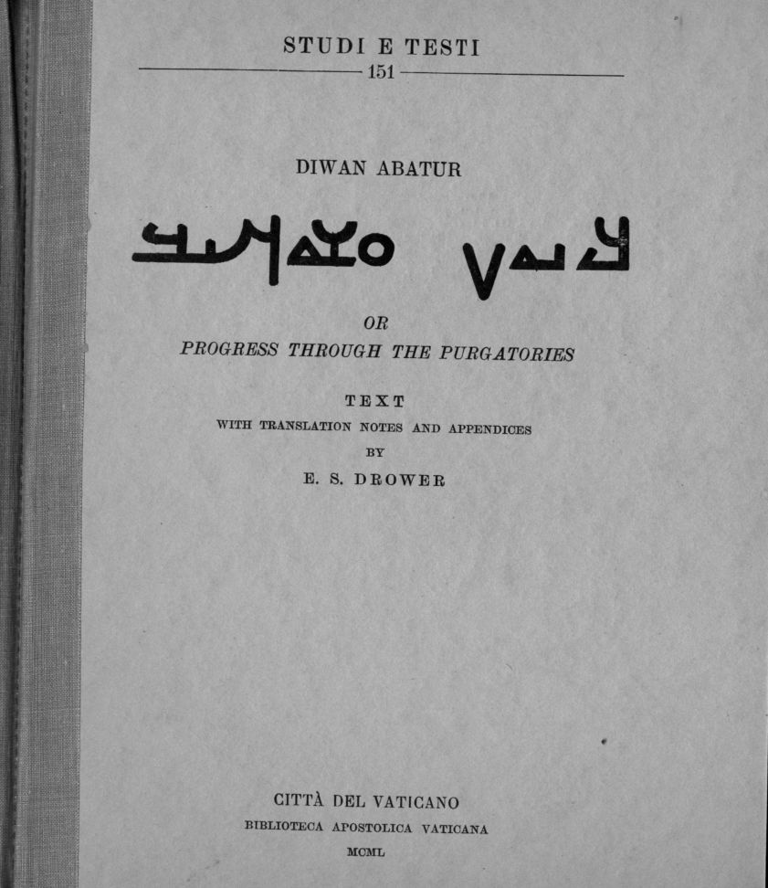 Diwan Abatur Drower translation cover