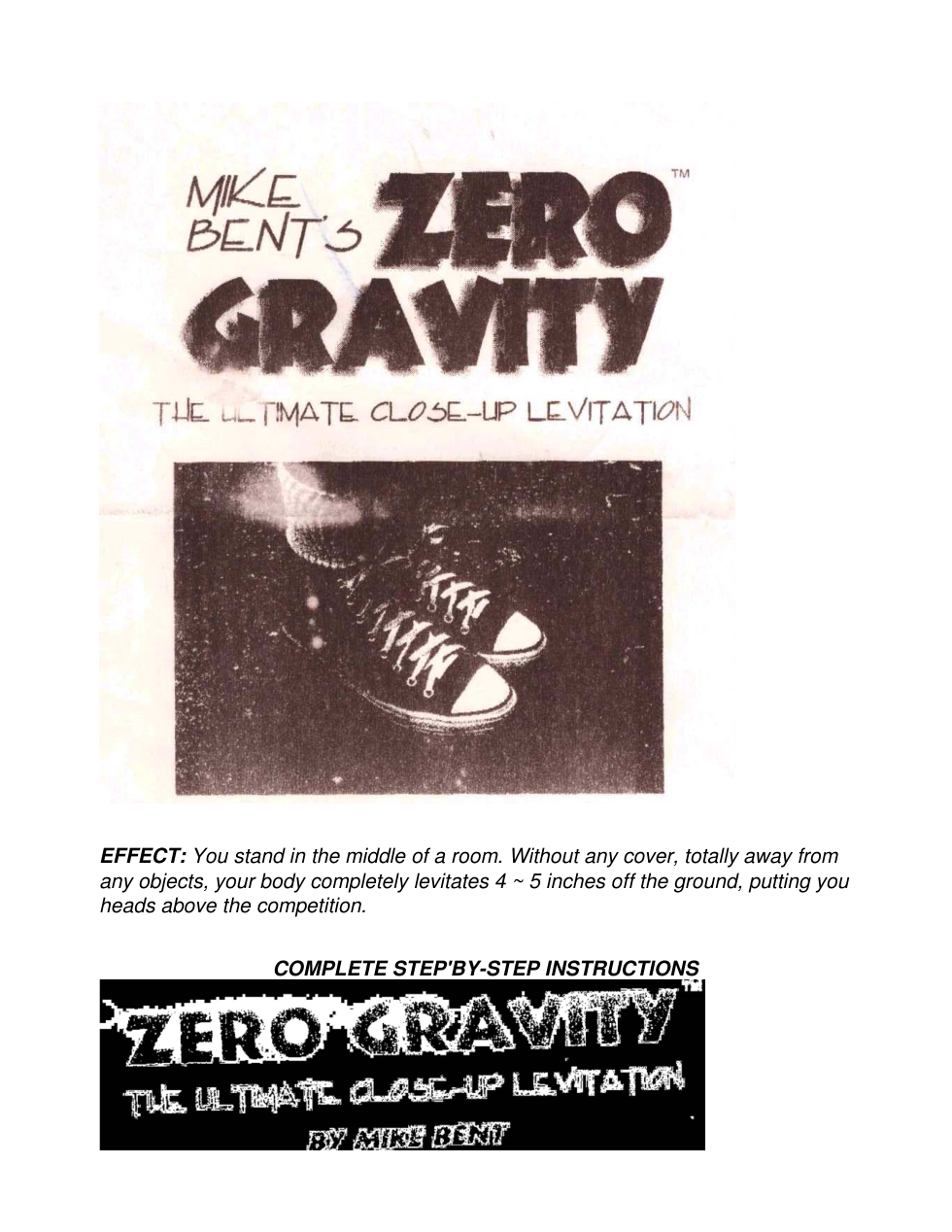 Mike Bent's - Zero Gravity Levitation cover