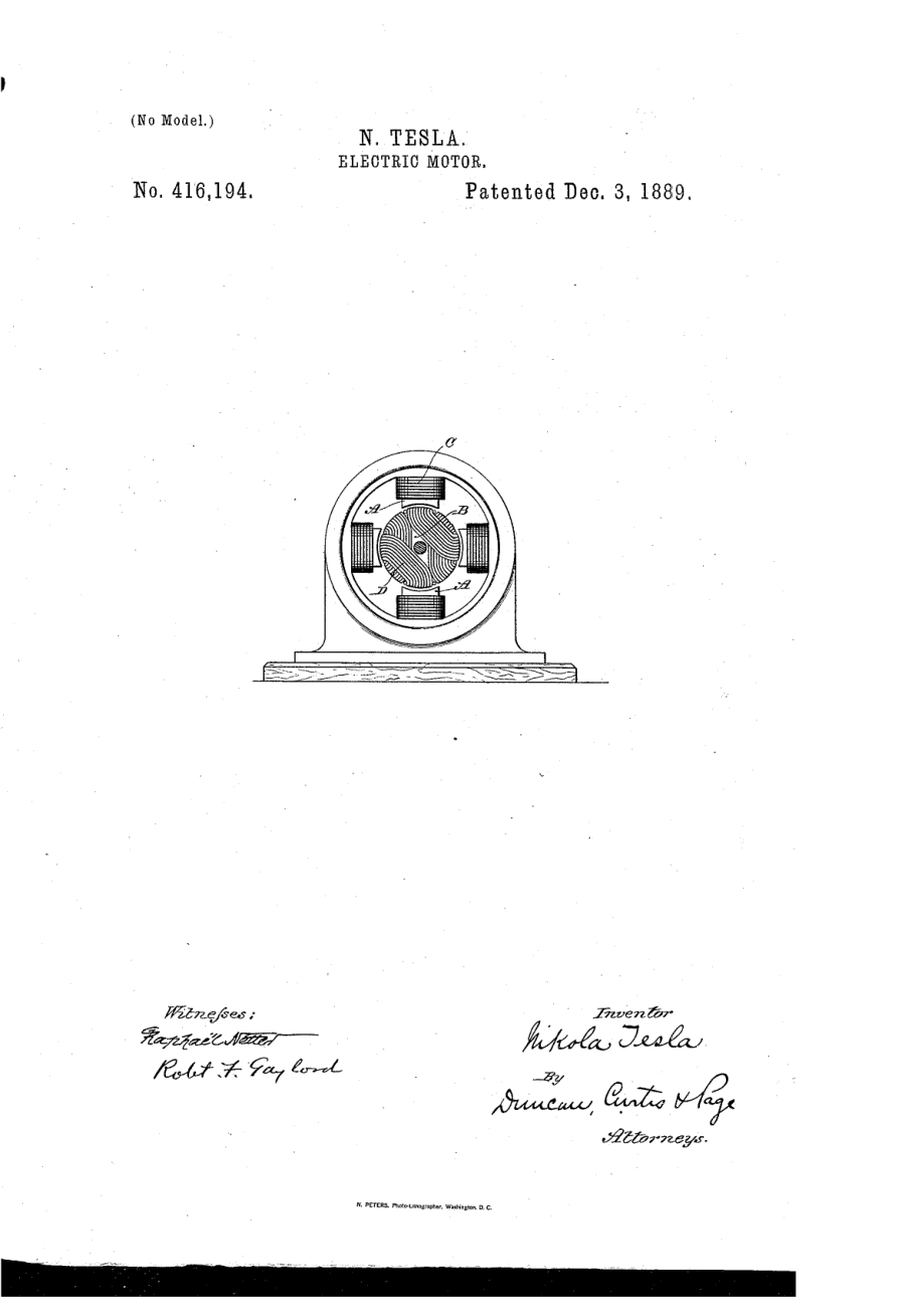 Tesla Patents - 00416194 cover