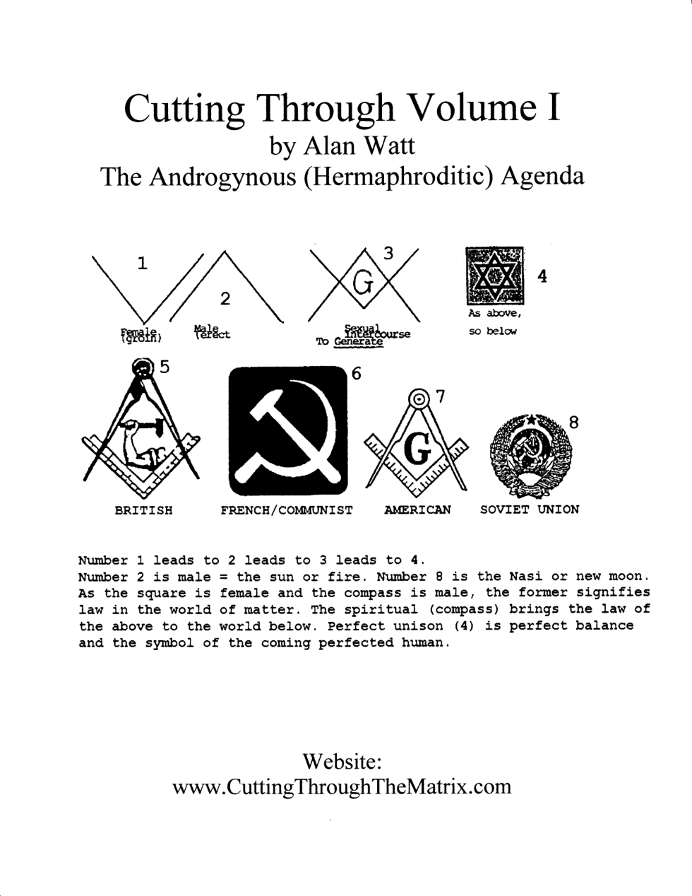 Alan Watt - Cutting Through Vol 1 cover