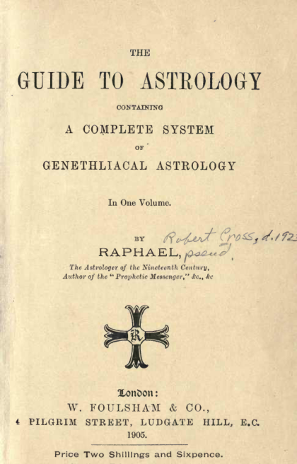The Guide To Astrology - Raphael cover