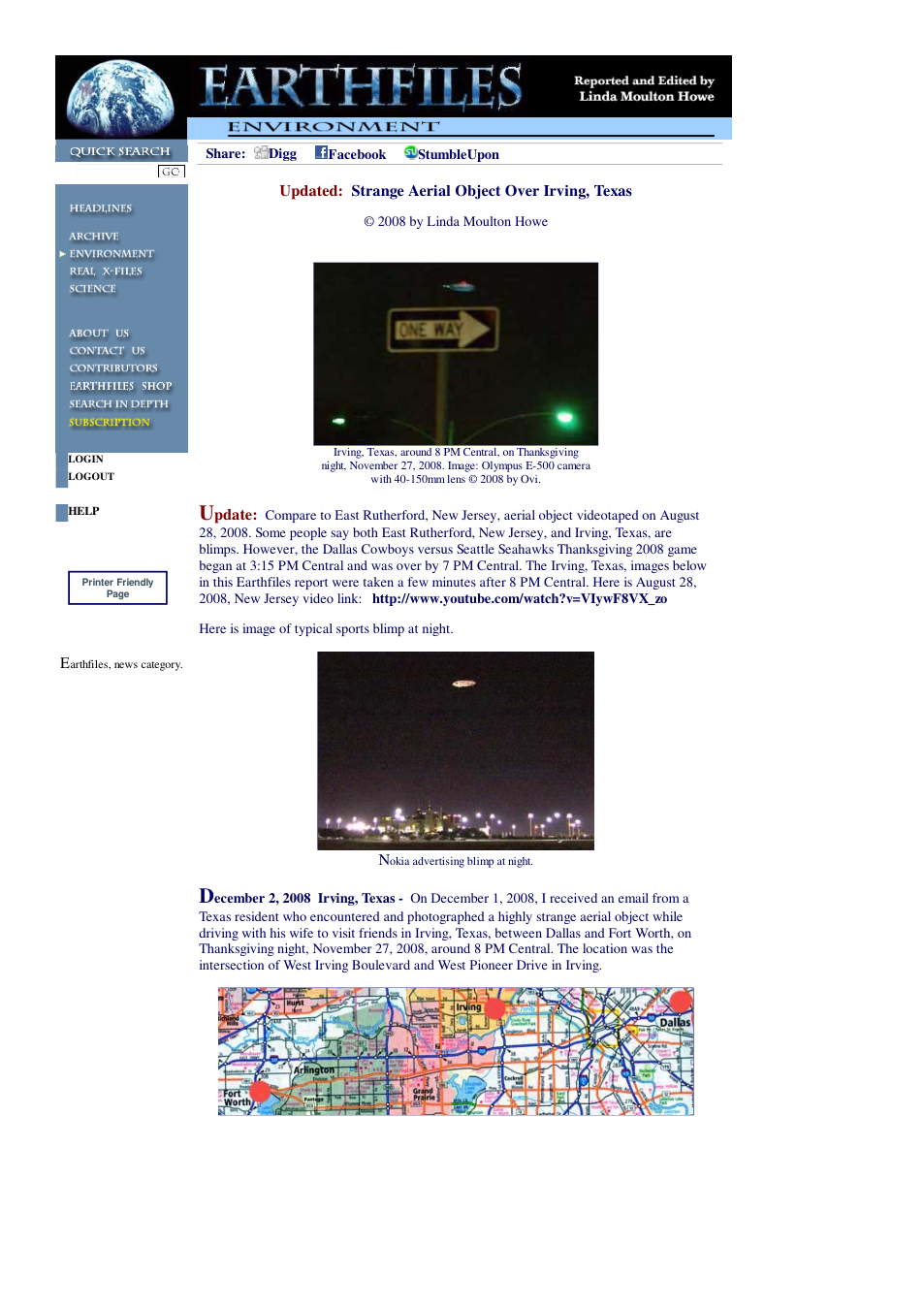12 02 2008 Updated Strange Aerial Object Over Irving, Texas cover