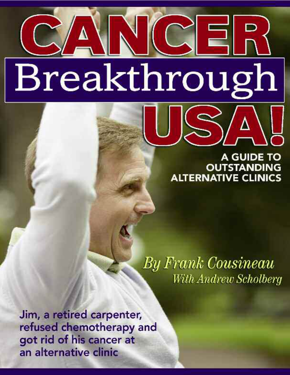 Cancer Breakthrough USA cover