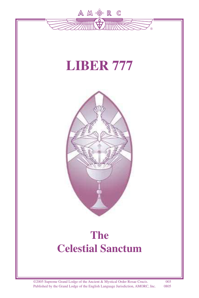 Liber 777 - Celestial Sanctum (2005) cover