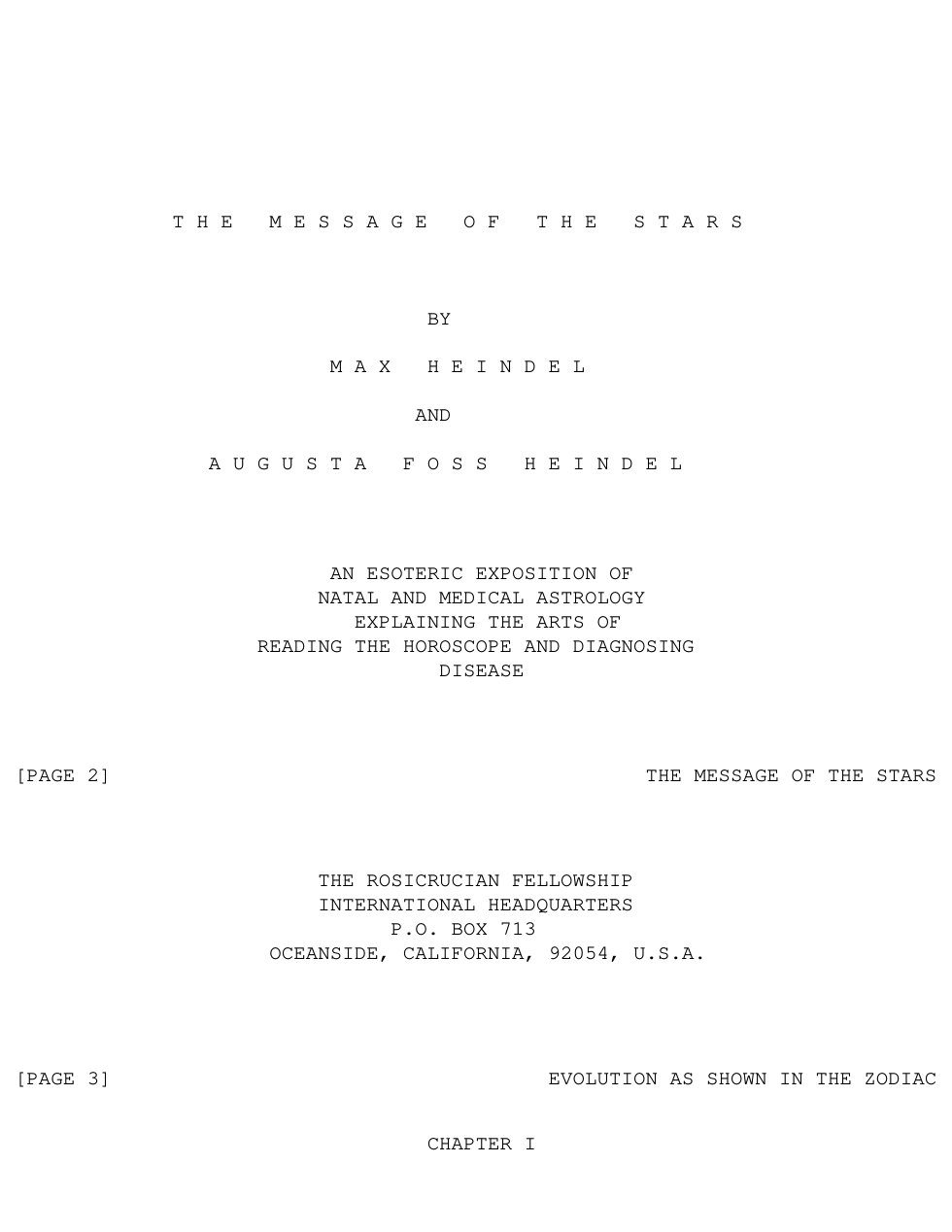 Message Of The Stars cover