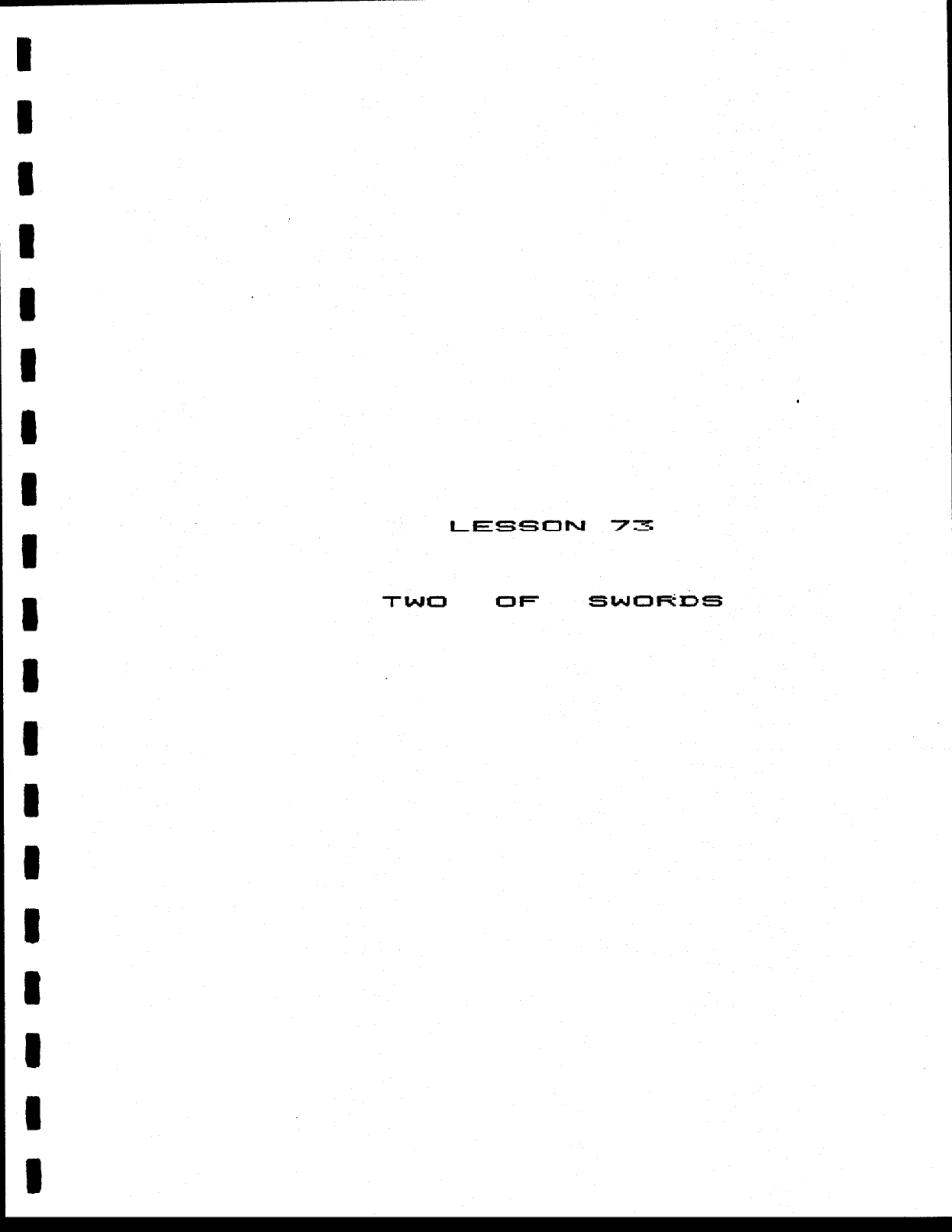 GDcorrespondencecourselessons073 cover