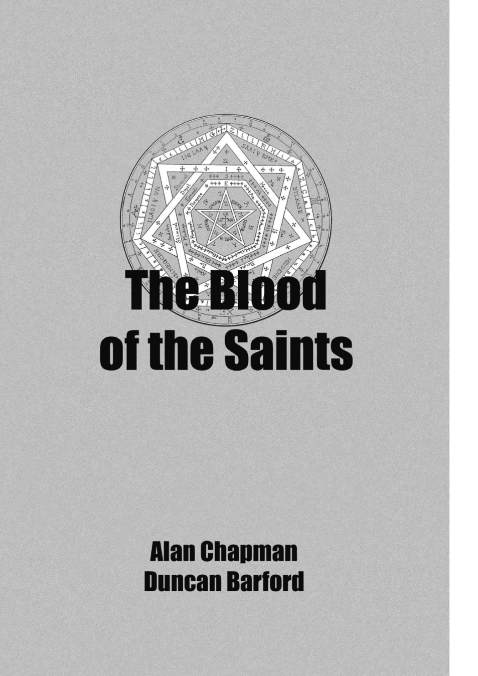 The Blood of the Saints - Alan Chapman (clearscan) cover