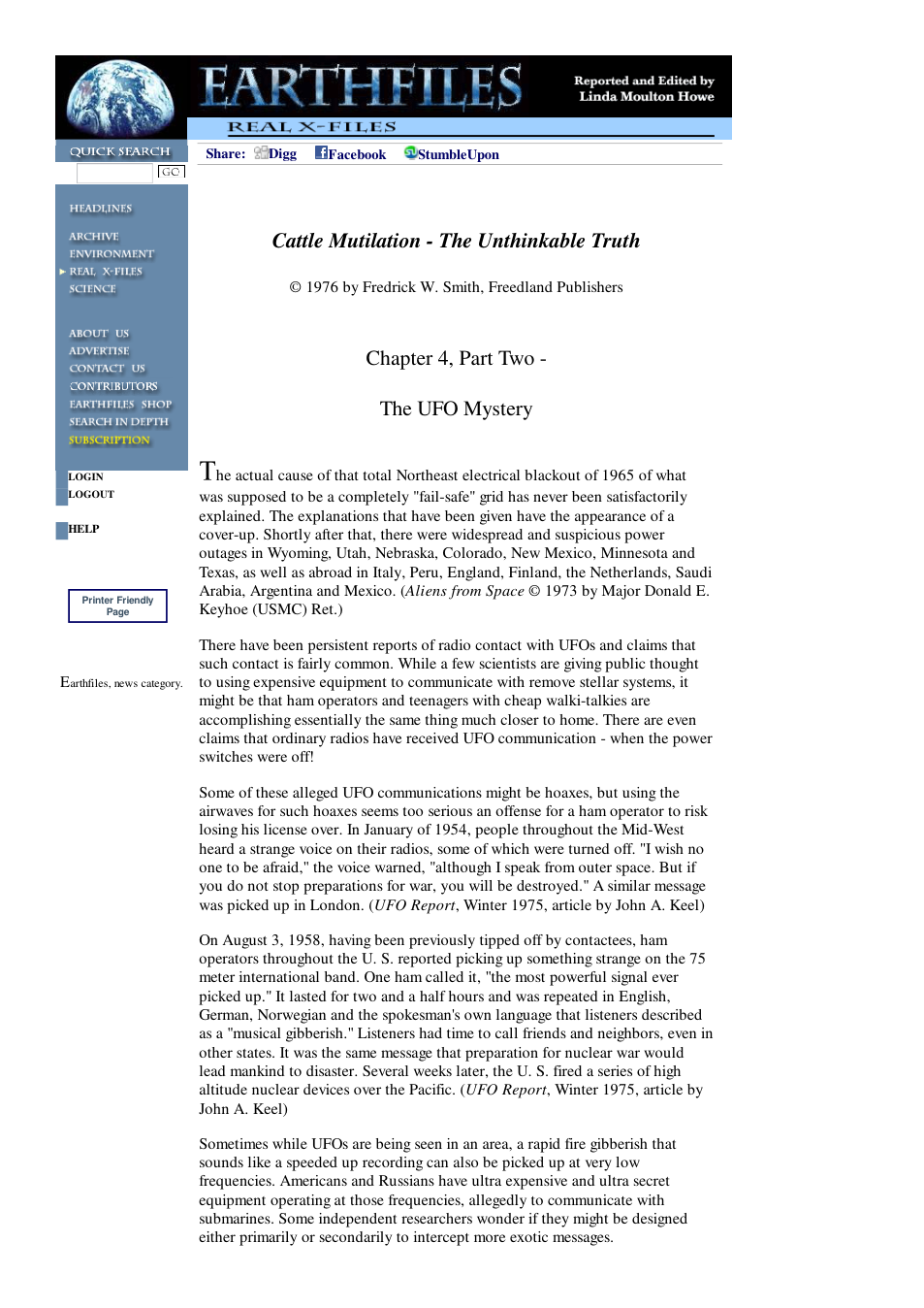 03 30 2003 Cattle Mutilation - The Unthinkable Truth, Chapter 4, Part Two cover