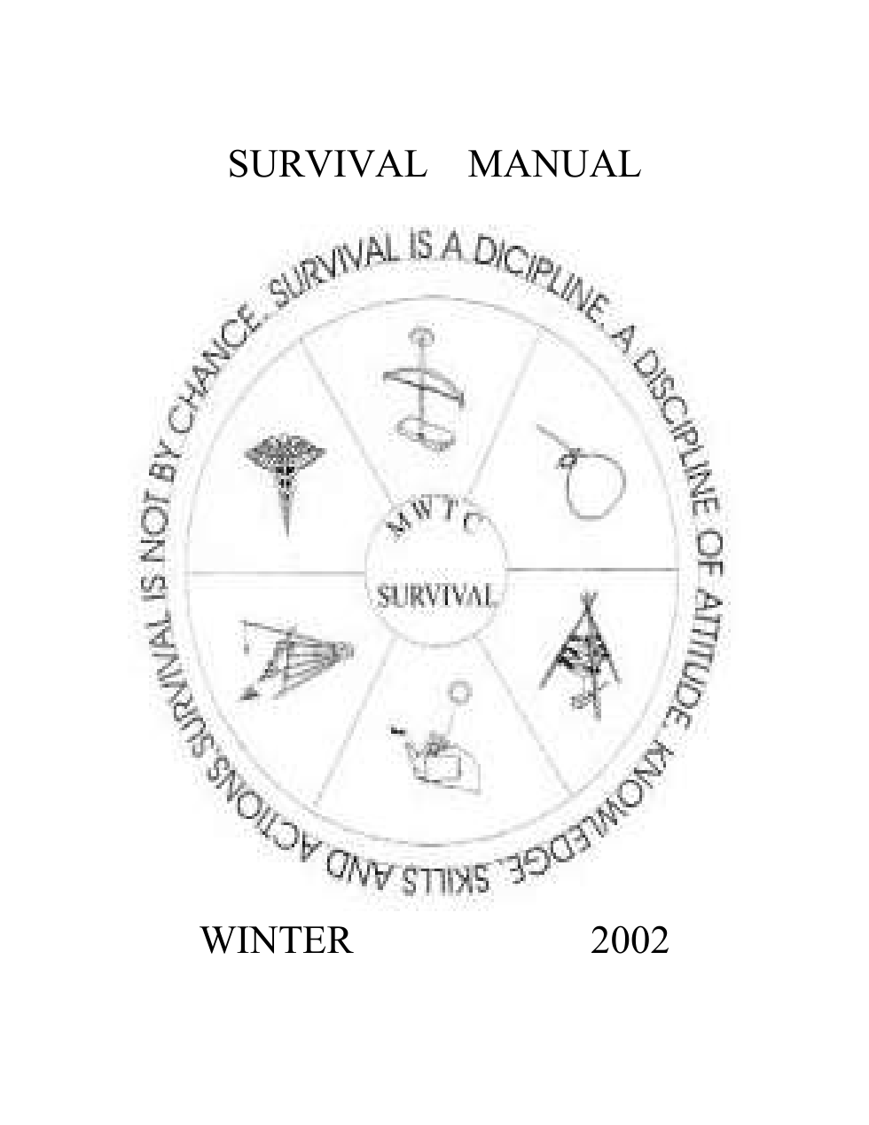 US Marine Corps - MWTC Winter Survival Course Handbook cover