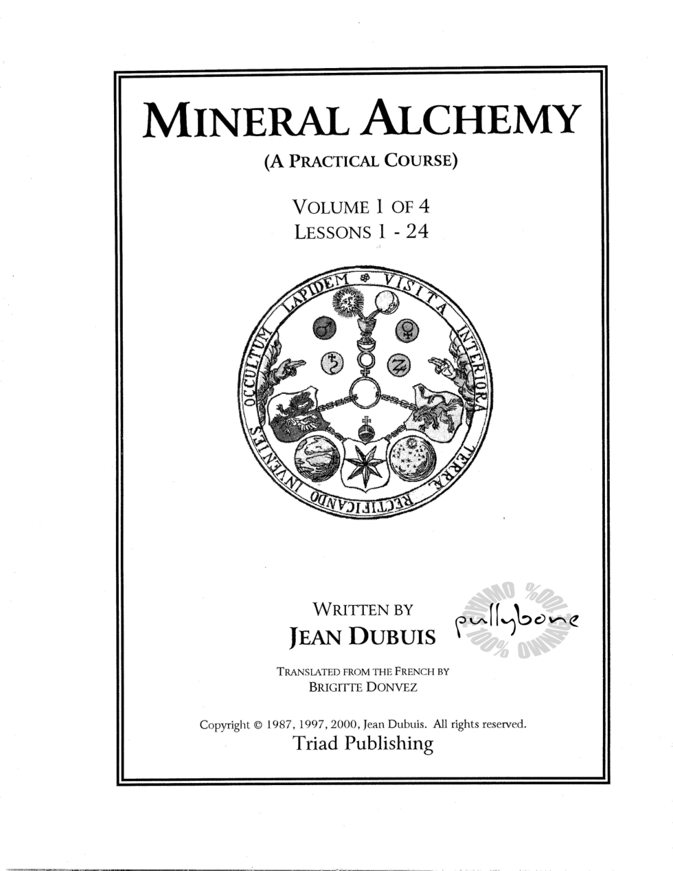 Mineral Alchemy Vol 1 cover