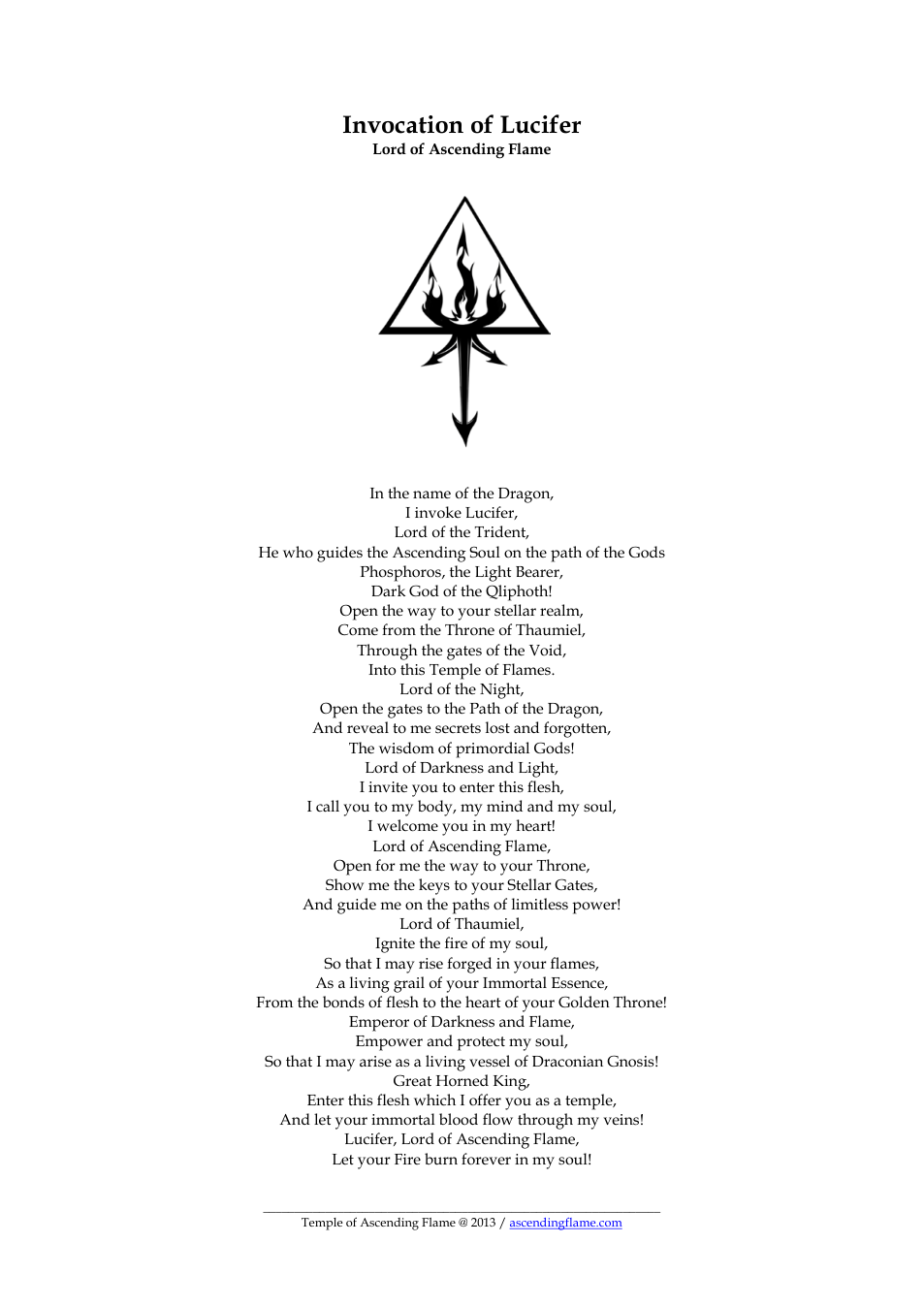 Invocation of Lucifer(full permission) cover