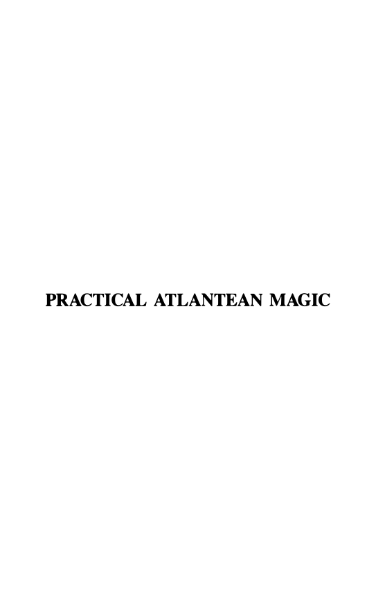 Hope - Practical Atlantean Magic cover