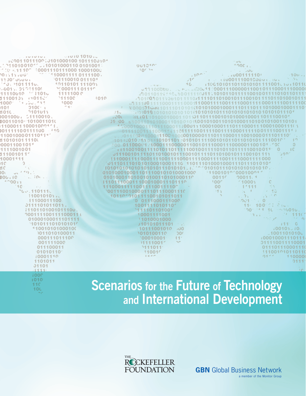 Scenarios for the Future of Technology and International Development cover