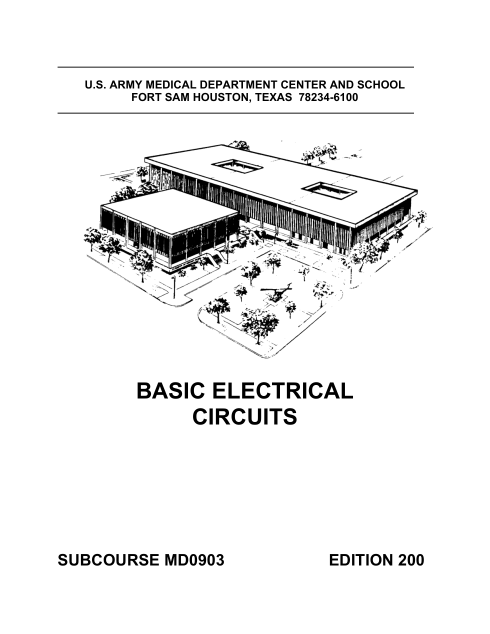 ARMY Medical - Basic Electrical Circuits Ed.200 37 pages cover