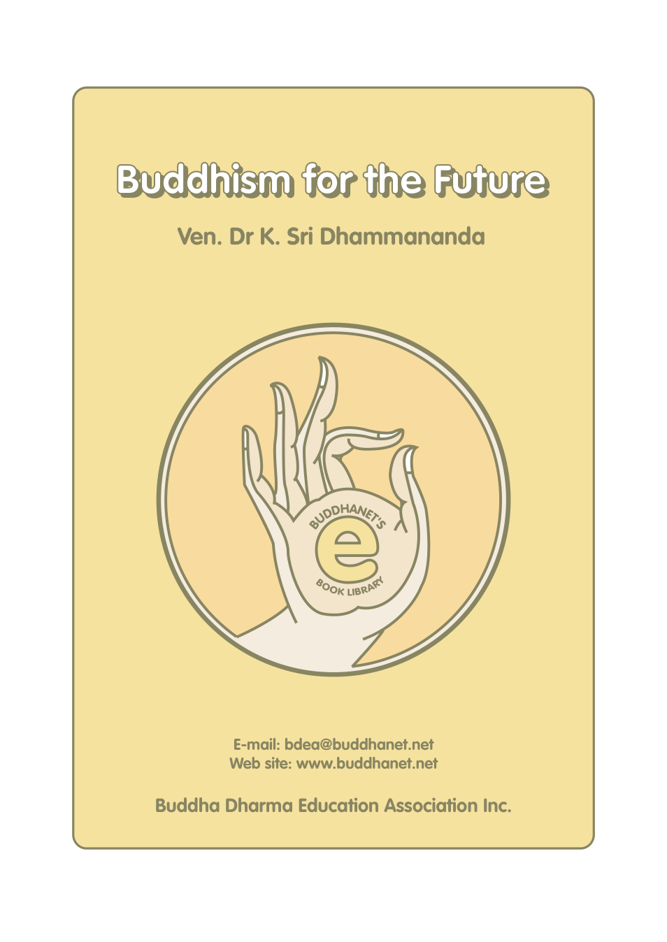 Buddhism For The Future cover