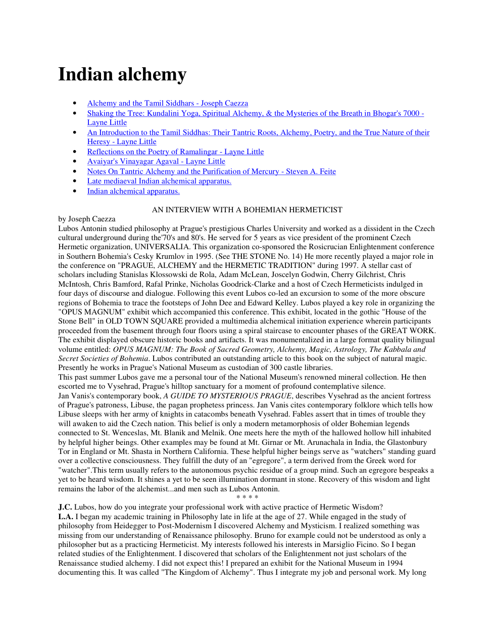 Indian alchemy cover