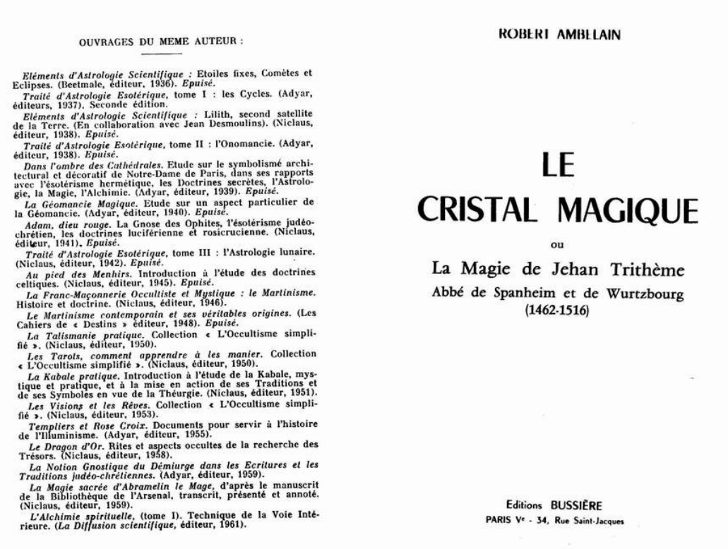 AMBELIN Le Cristal Magique cover