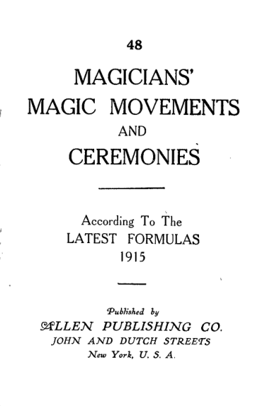 magician cover