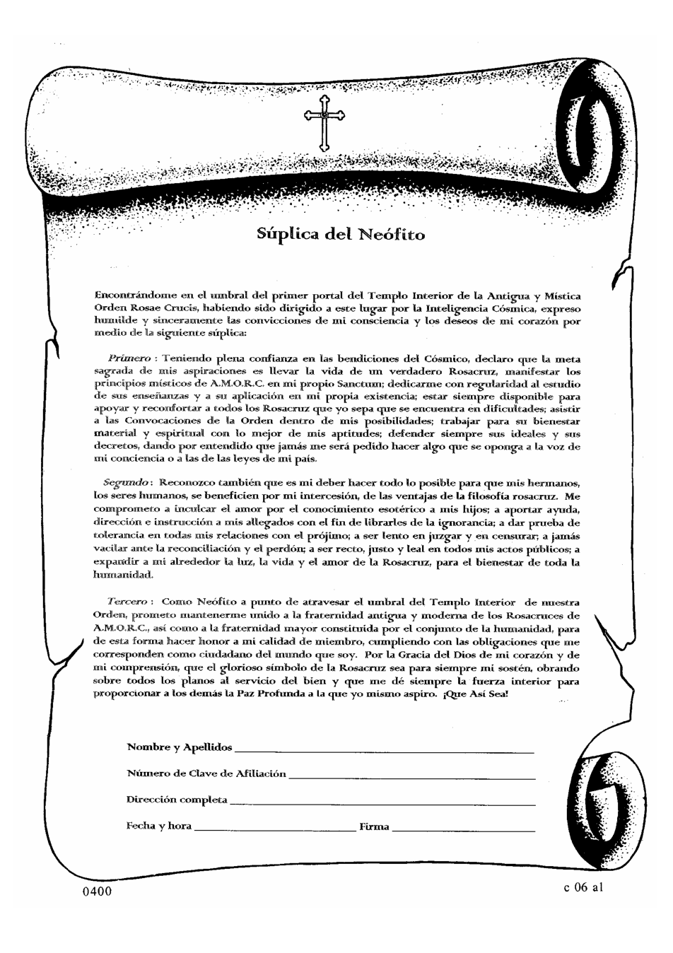 Amorc - Primer Grado cover