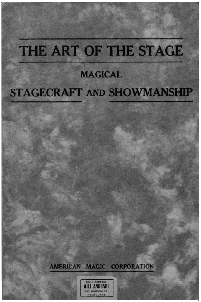 The Art of the Stage cover