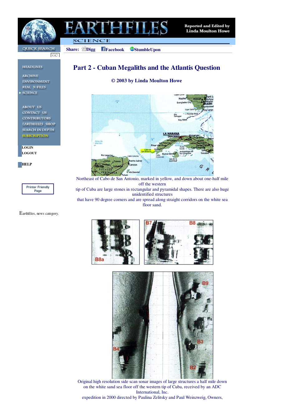 10 05 2003 Part 2 - Cuban Megaliths and the Atlantis Question cover