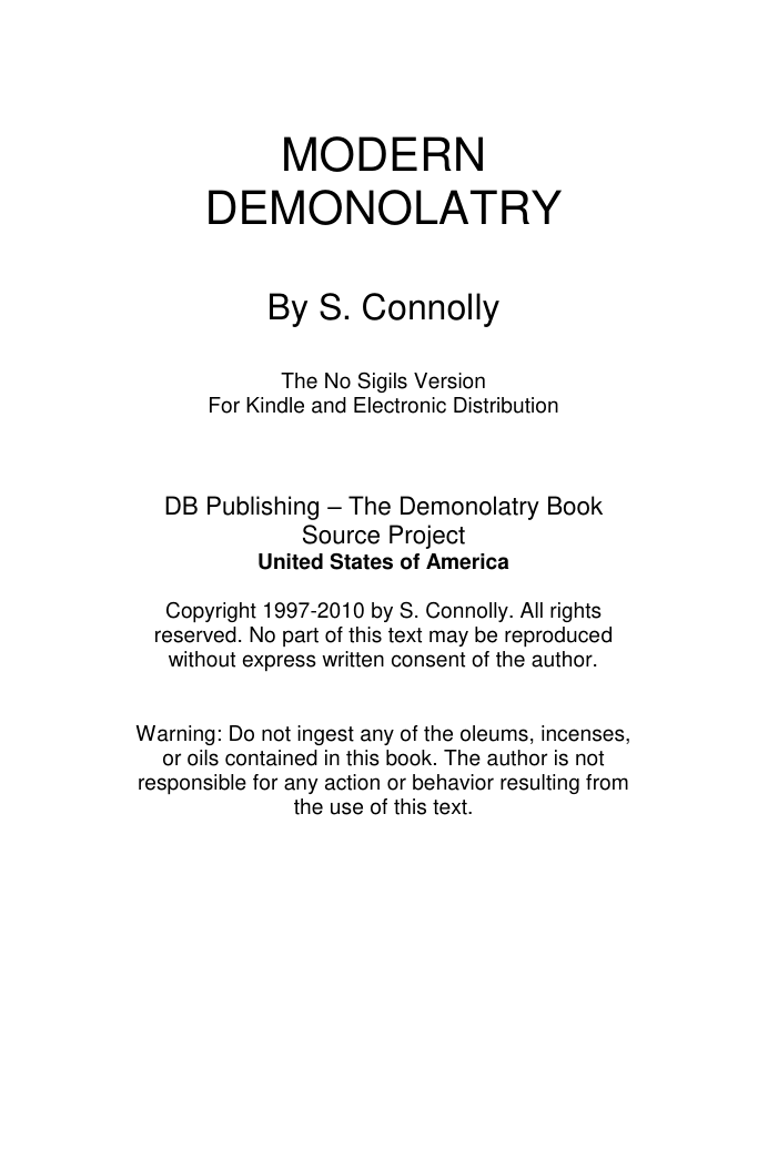 Modern-Demonolatry-S-Connolly cover