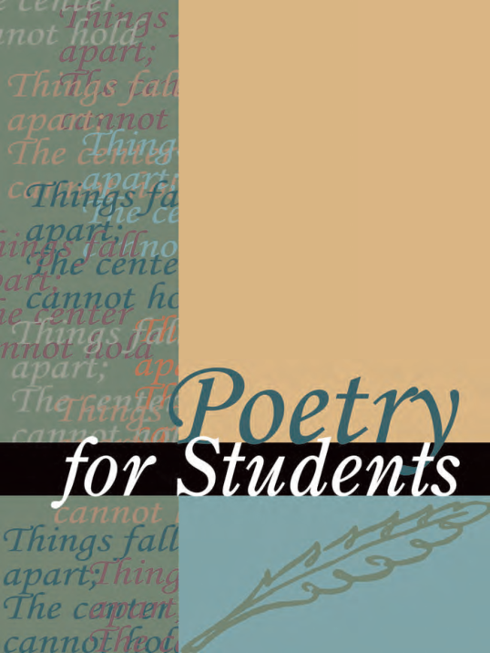 Poetry for Students Vol. 09 cover