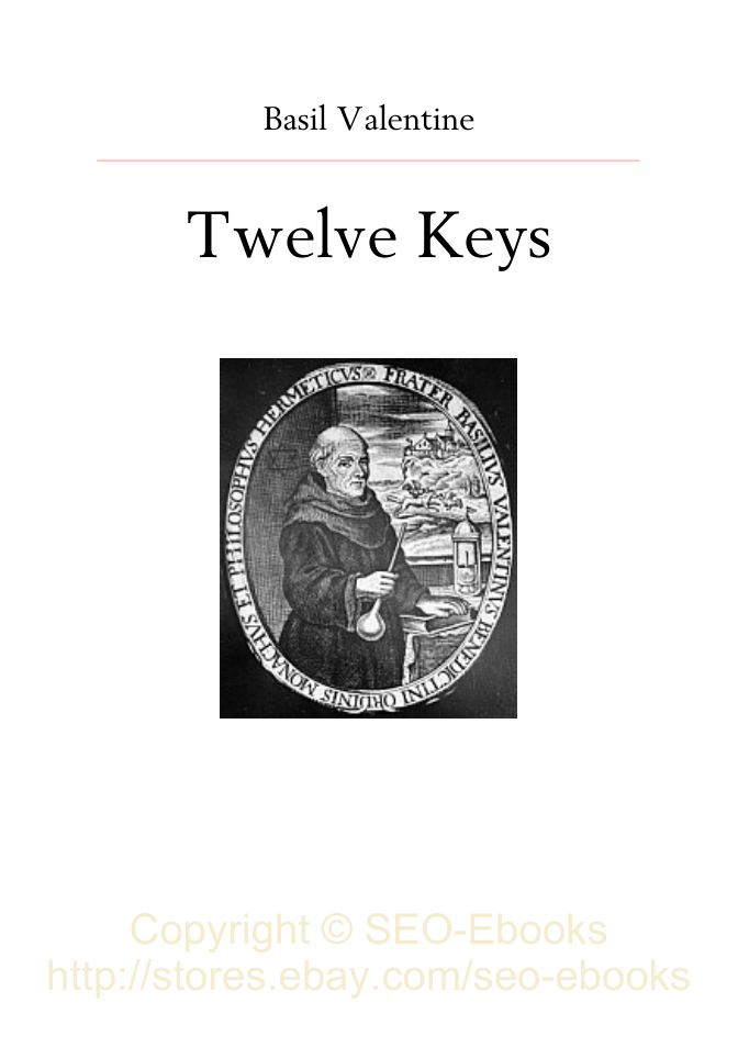 Basil Valentine - Twelve Keys cover