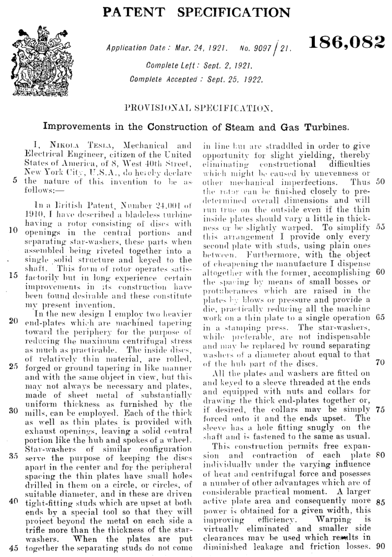 Tesla Patents - B186082 cover