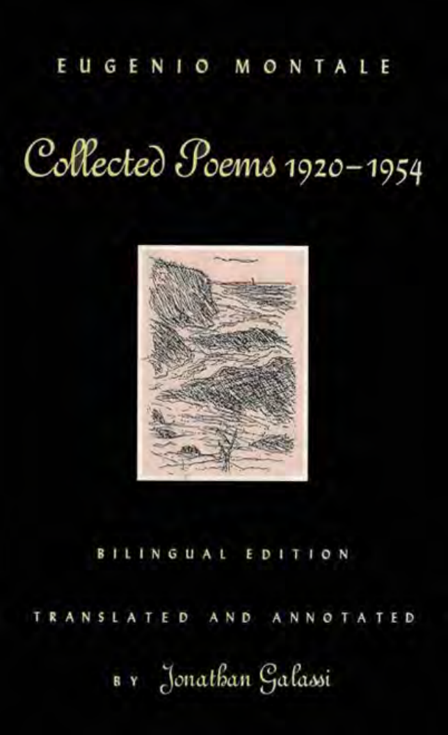 Eugenio Montale - Collected Poems, 1920-1954 cover