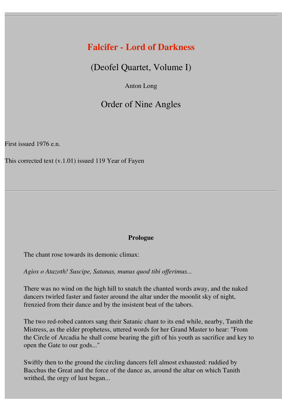ONA-falcifer-lord of darkness-v1 cover